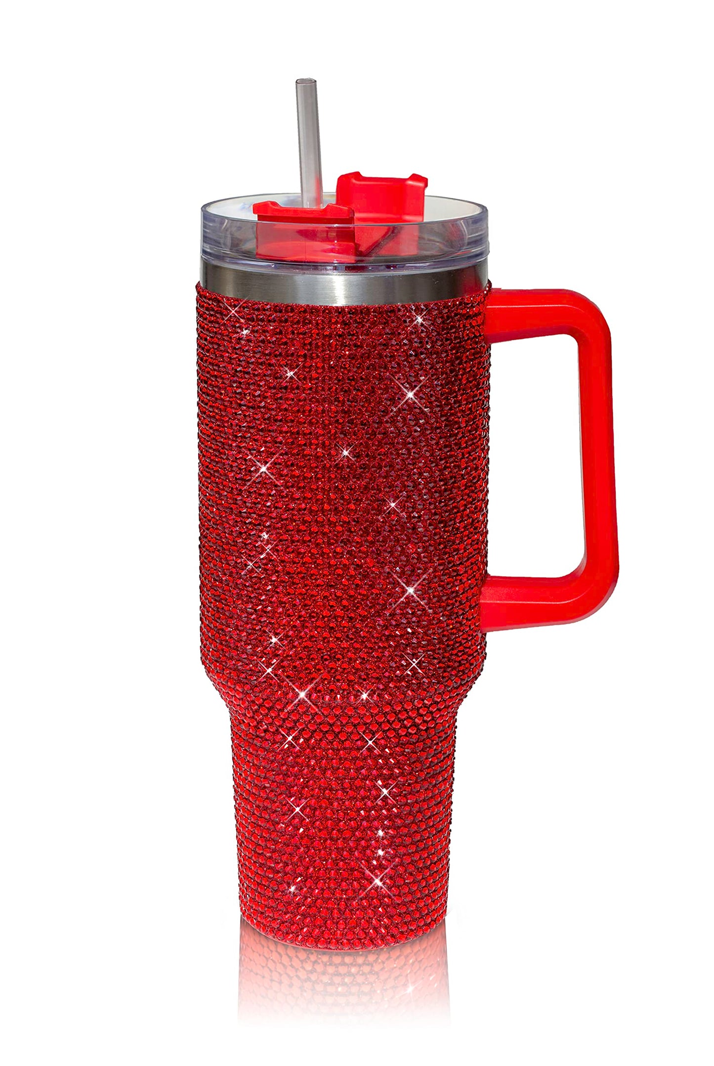 “DazzleGrip” Rhinestoned Handle Tumblers - 40oz
