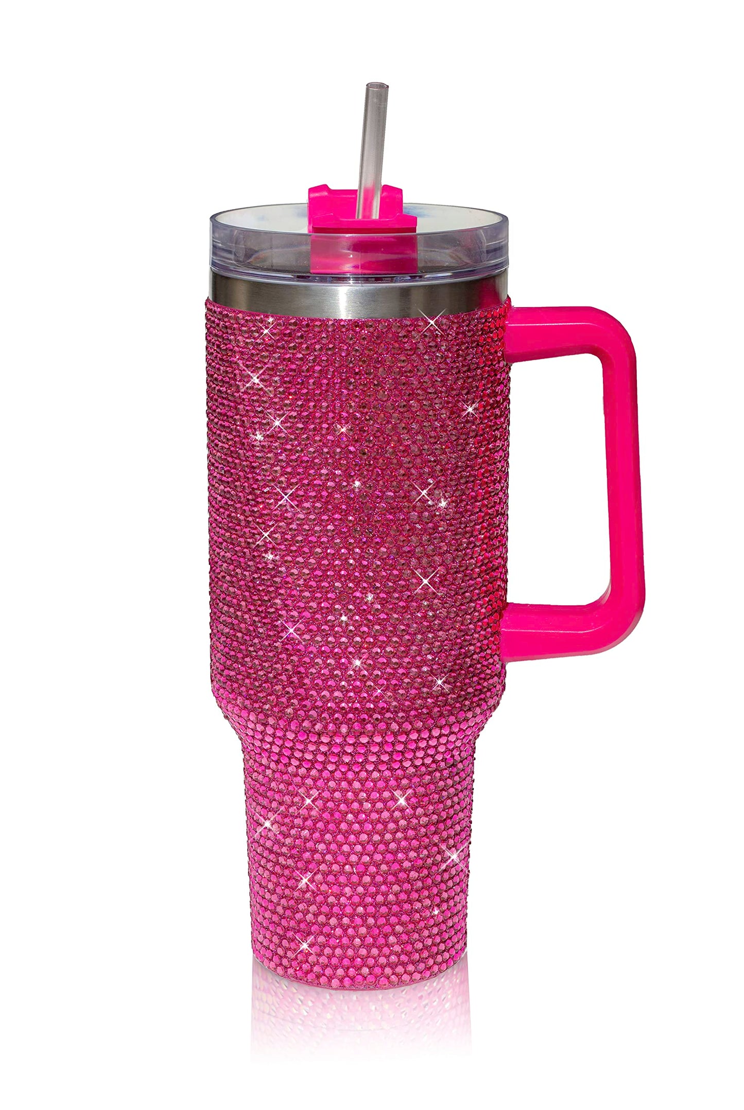 “DazzleGrip” Rhinestoned Handle Tumblers - 40oz