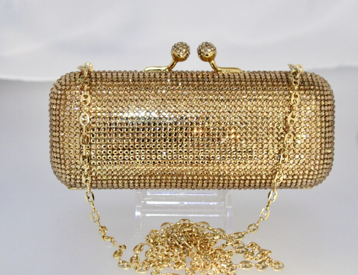 Color Pop Crystal Clutch – Glittering Rhinestone Purse for Every Mood