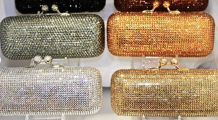 Color Pop Crystal Clutch – Glittering Rhinestone Purse for Every Mood