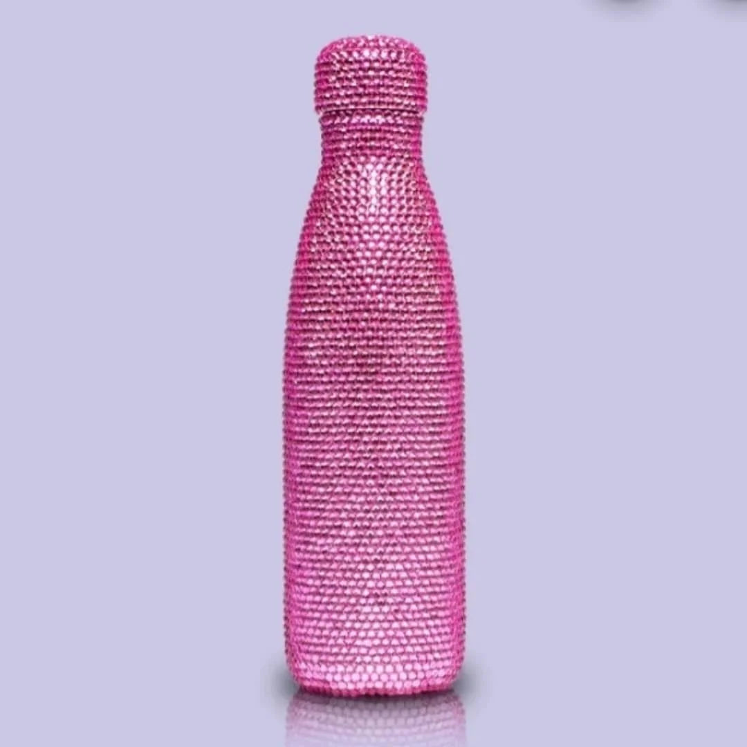 Bling Gradient Rhinestone Water Bottle – Custom Colors