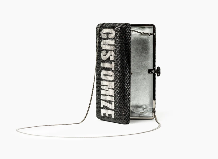 Luxury Crystal Clutch – Customize with Your Name for a Glam Touch