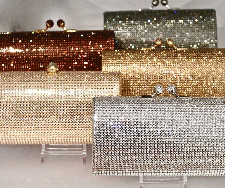 Hollywood Glamour Crystal Minaudière – Sweetheart, Bridal & Party Styles