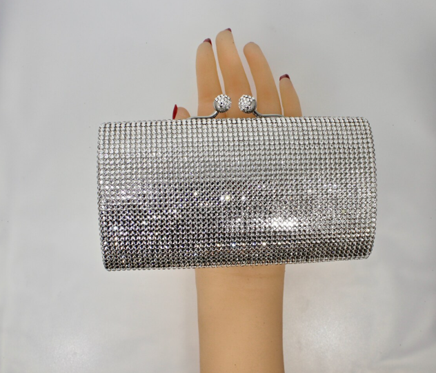 Hollywood Glamour Crystal Minaudière – Sweetheart, Bridal & Party Styles